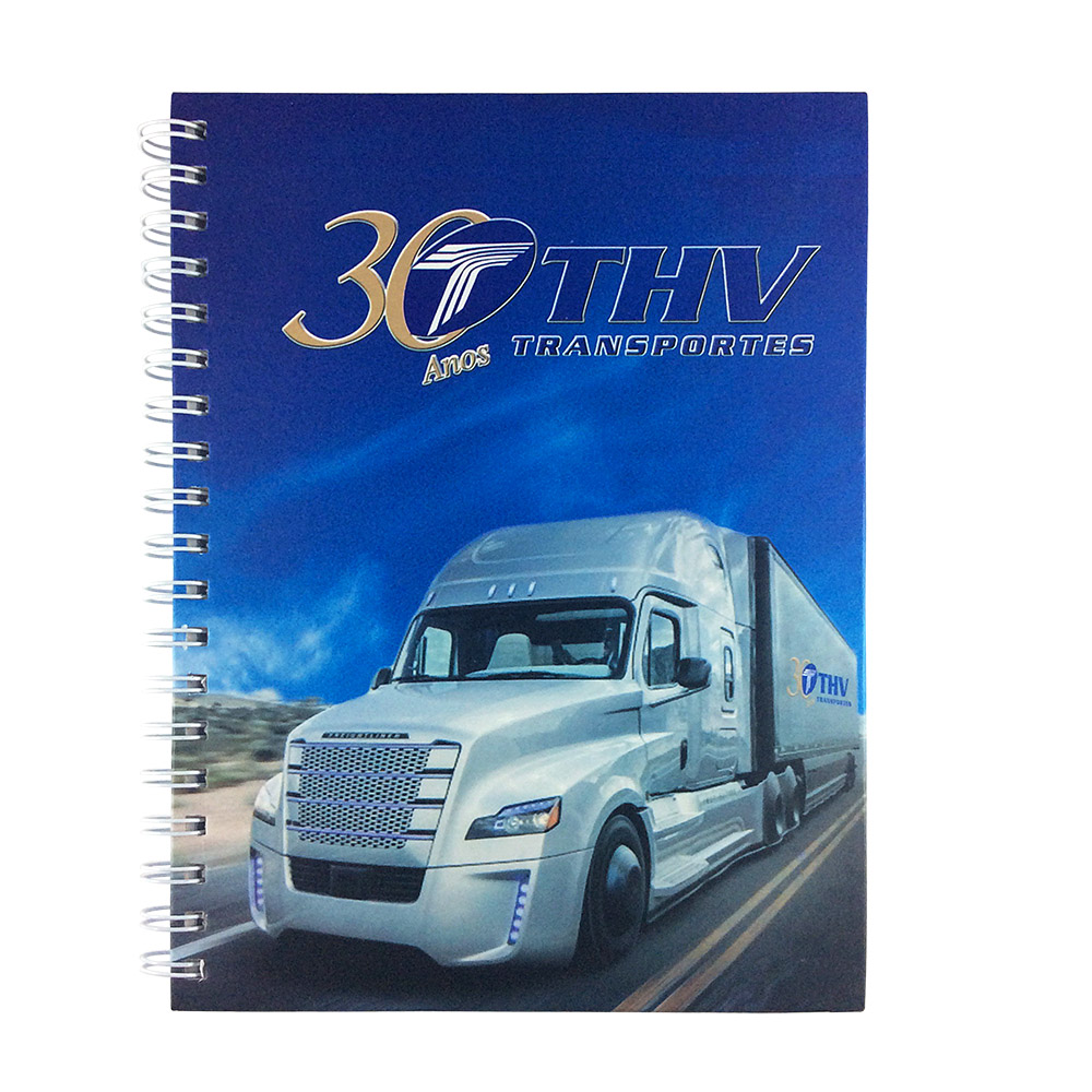 Caderno personalizado com capa dura impressa 18 x 25 cm Caderno personalizado com capa dura impressa 18 x 25 cm